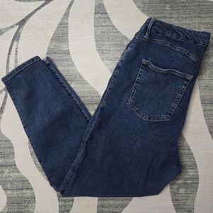 Good American High Waist Skinny Jeans Sz 18 Good Legs